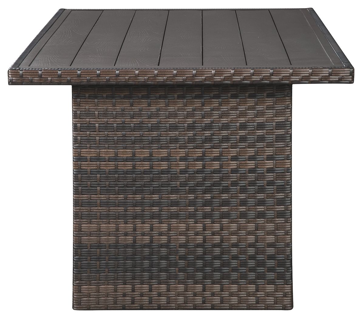 Easy Isle - RECT Multi-Use Table - Dark Brown / Beige