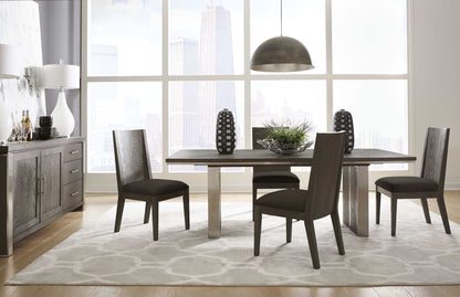 Plata - Extension Dining Table - Thunder Gray