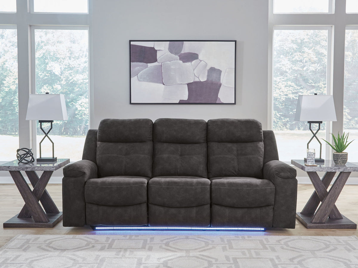 Brysonview - Reclining Sofa - Charcoal