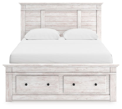 Makidern - Panel Storage Bed