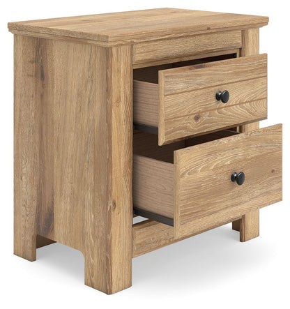 Makidern - Two Drawer Night Stand