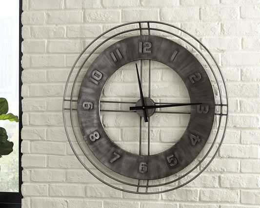 Ana Sofia - Wall Clock - Antique Gray
