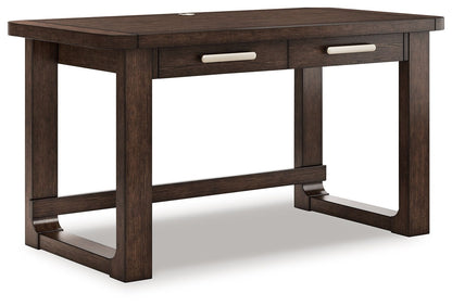 Breckington - Home Office Desk - Dark Brown