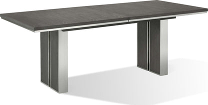 Plata - Extension Dining Table - Thunder Gray