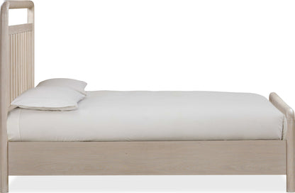 Camden - Shiplap Oak Wood Platform Bed
