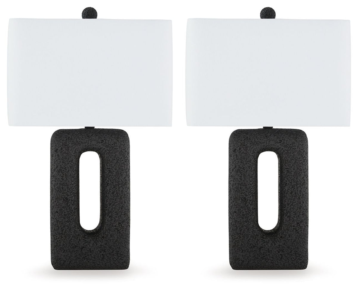 Wimmings - Poly Table Lamp (Set of 2) - Black