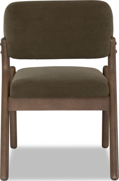 Astor - Brl Back Chair (Set of 2) - Moss / Claystone