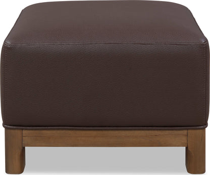 Arden - Upholstered Ottoman - Dark Chocolate / Tavern Brown