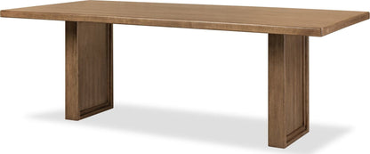 Carlisle - Fixed Dining Table - Tofffee Crunch