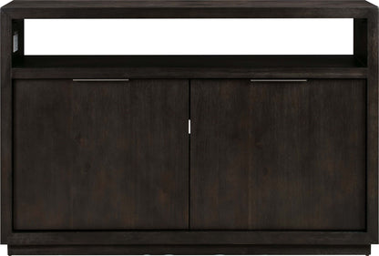 Oxford - 54" Solid Wood Media Console - Basalt Gray