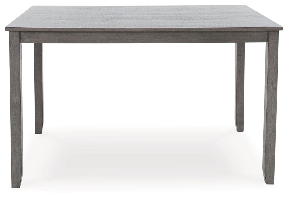 Caitbrook - Rect Drm Counter Table Set (Set of 7) - Gray