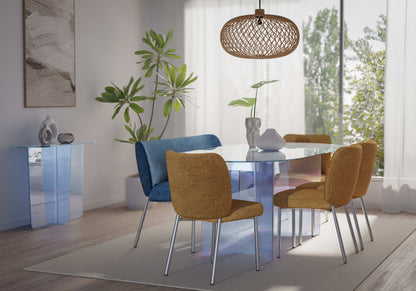Fomo - Upholstered Bench - Azure