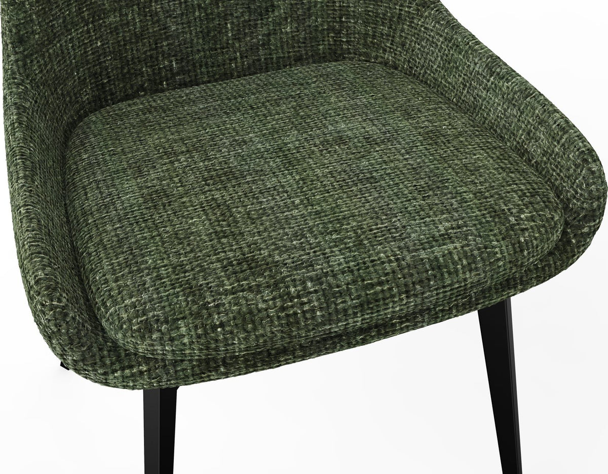 Ceo - 180 Degree Return Swivel Upholstered Dining Chair (Set of 2)