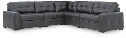 Brindley Pier - 5-Piece Sectional - Fog