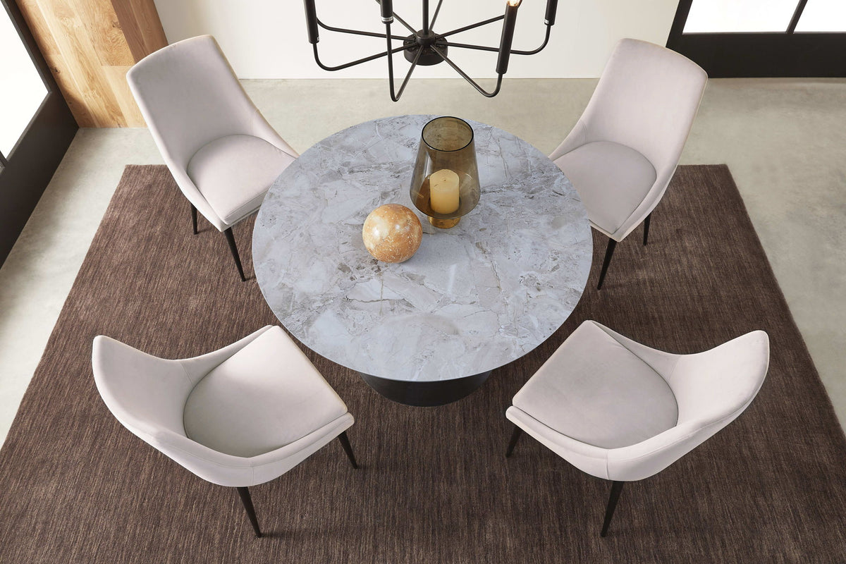 Winston - Upholstered Metal Leg Dining Chair (Set of 2)