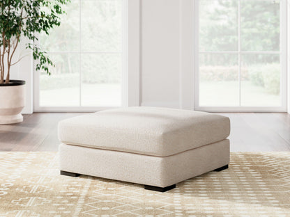Donelson Creek - Oversized Accent Ottoman - Vanilla