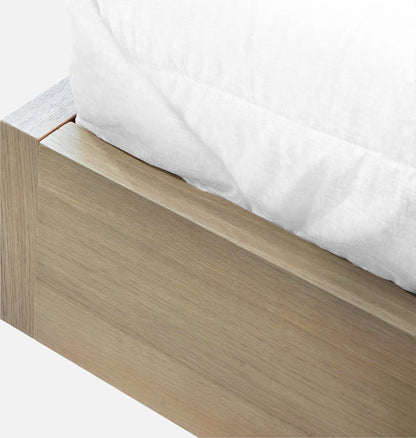 One - Coastal Modern Live Edge Wall Bed With Floating Nightstands