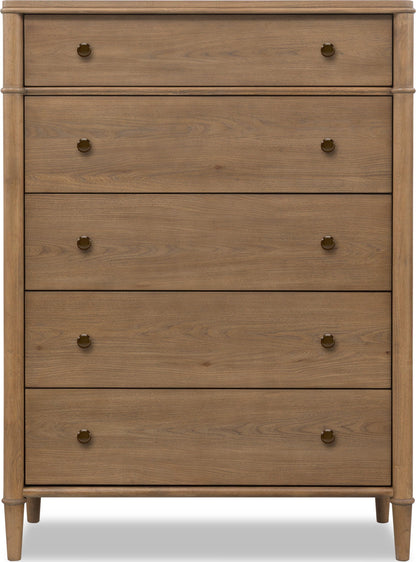 Whitmore - 5 Drawer Chest - Claystone