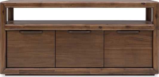 Sol - 64" Media Console - Brown Spice