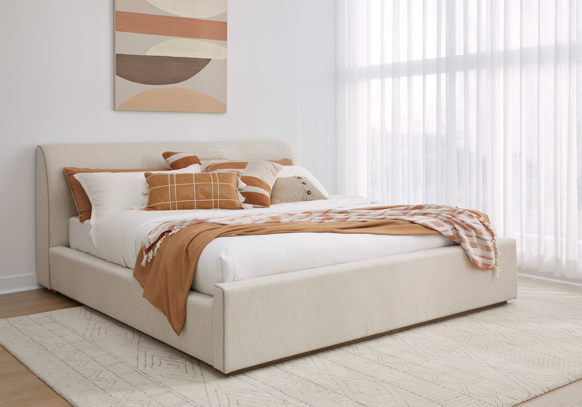 Virgil Louis - Upholstered Platform Bed