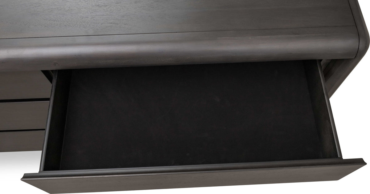 Xolani - Six Drawer Acacia Wood Dresser - Jaguar