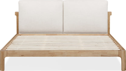 Furano - Upholstered Two Cushion Platform Bed