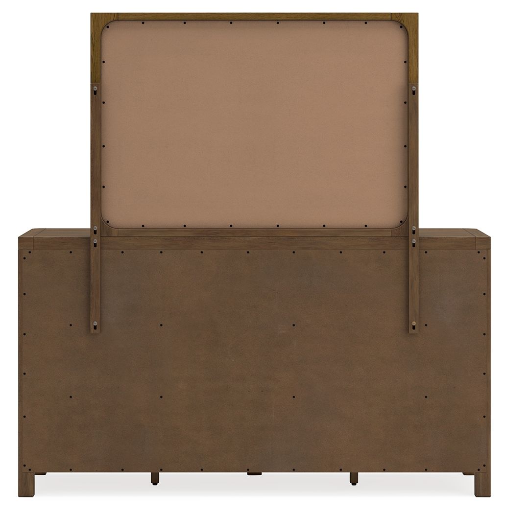 Cabalynn - Dresser And Mirror - Light Brown