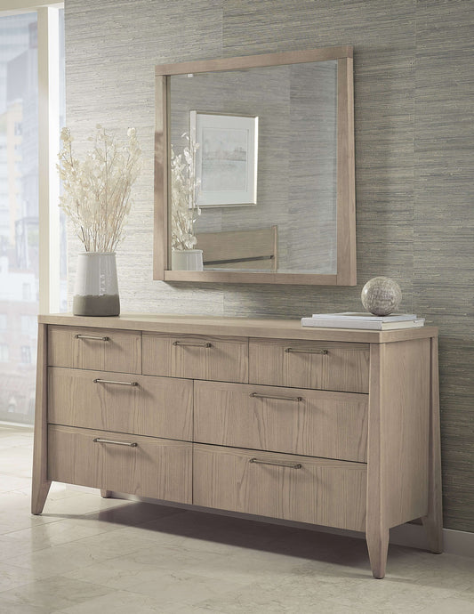 Sumire - Seven Drawer Ash Wood Dresser - Ginger