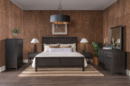 Dorsey - Wooden Panel Bed