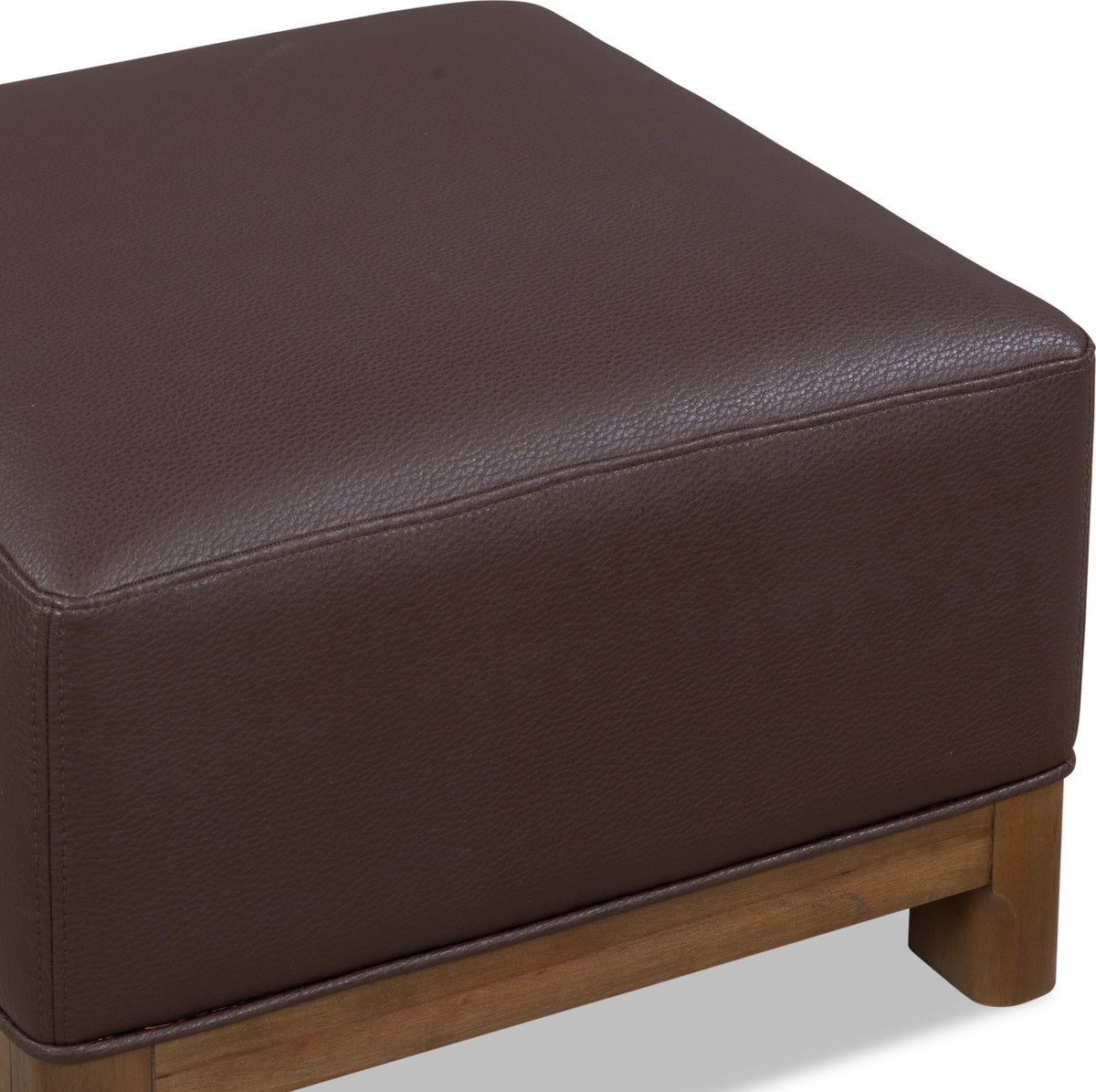 Arden - Upholstered Ottoman - Dark Chocolate / Tavern Brown