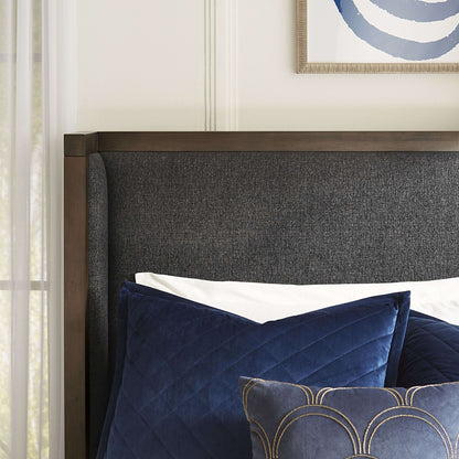 Boracay - Upholstered Wingback Storage Bed