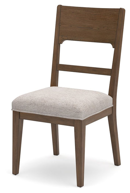 Cabalynn - Dining Uph Side Chair (Set of 2) - Oatmeal / Light Brown