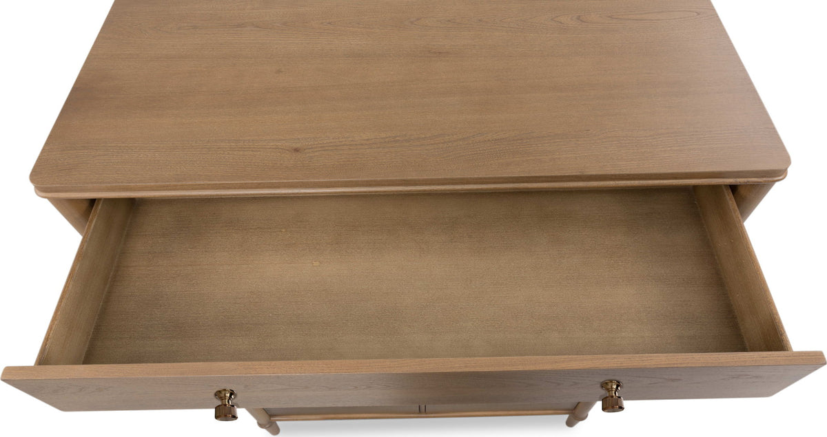 Whitmore - Door Chest With Jewelry Storage - Claystone