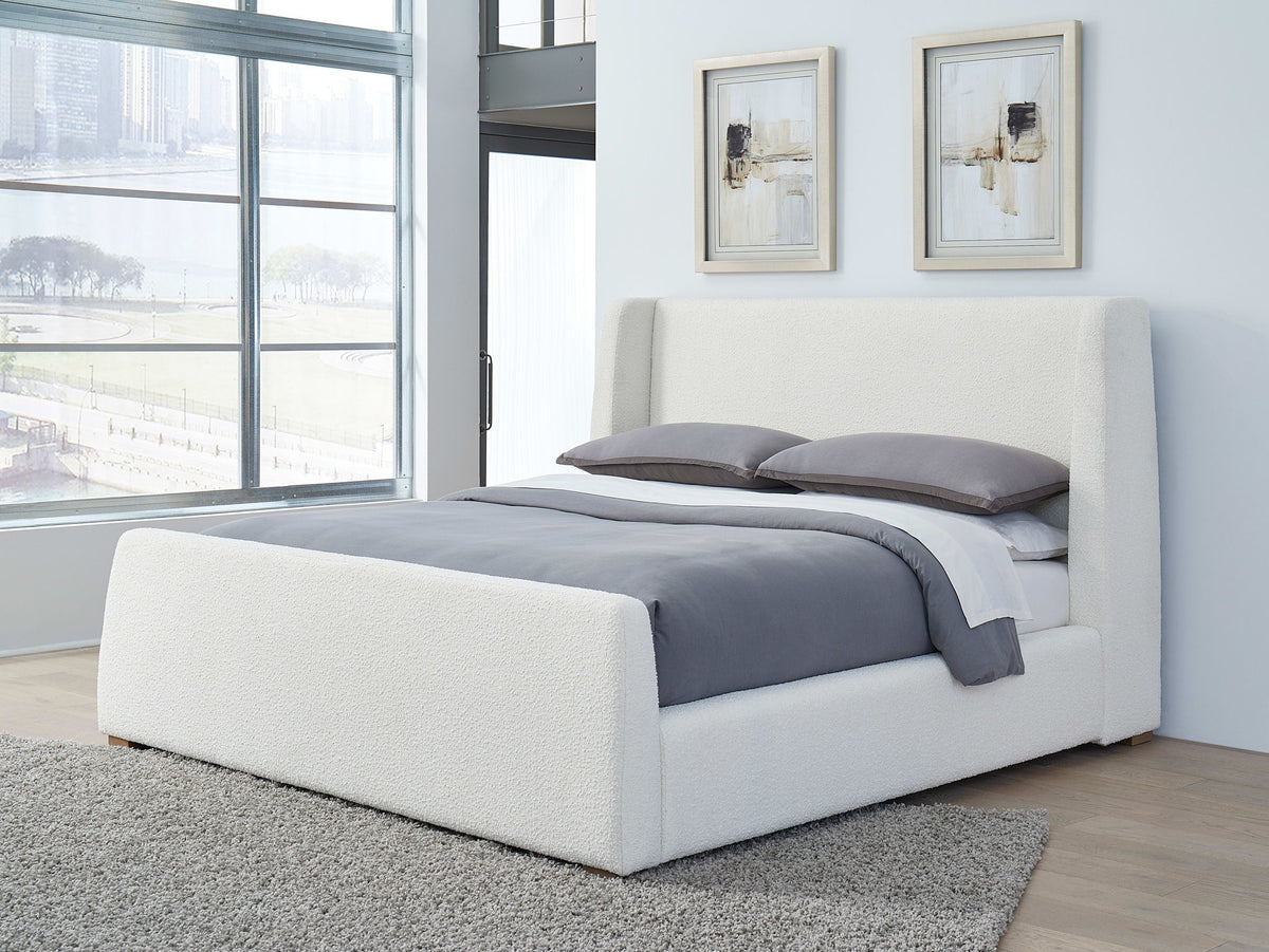 Formosa Presley - Upholstered Wingback Platform Bed (2026)