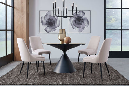 Winston - Upholstered Metal Leg Dining Chair (Set of 2)