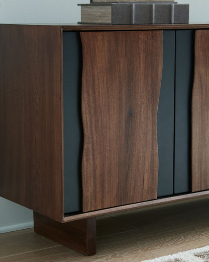 Welby - Accent Cabinet - Brown / Charcoal