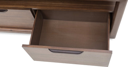 Sol - 74" Media Console - Brown Spice