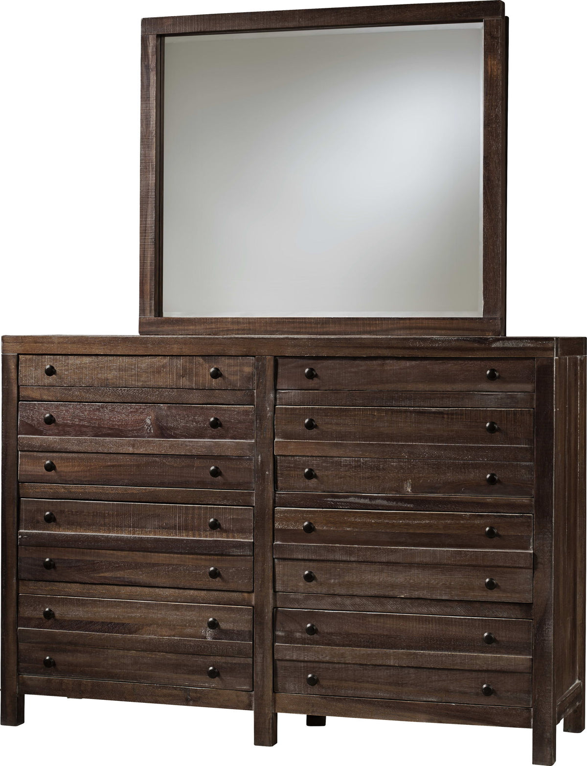 Townsend - Eight Drawer Solid Wood Dresser - Java (2024)