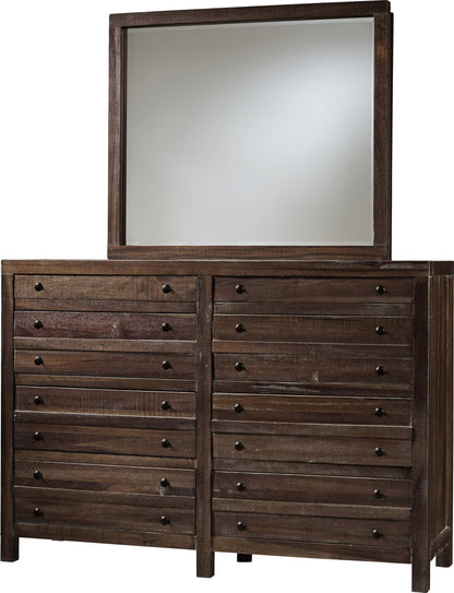Townsend - Eight Drawer Solid Wood Dresser - Java (2024)