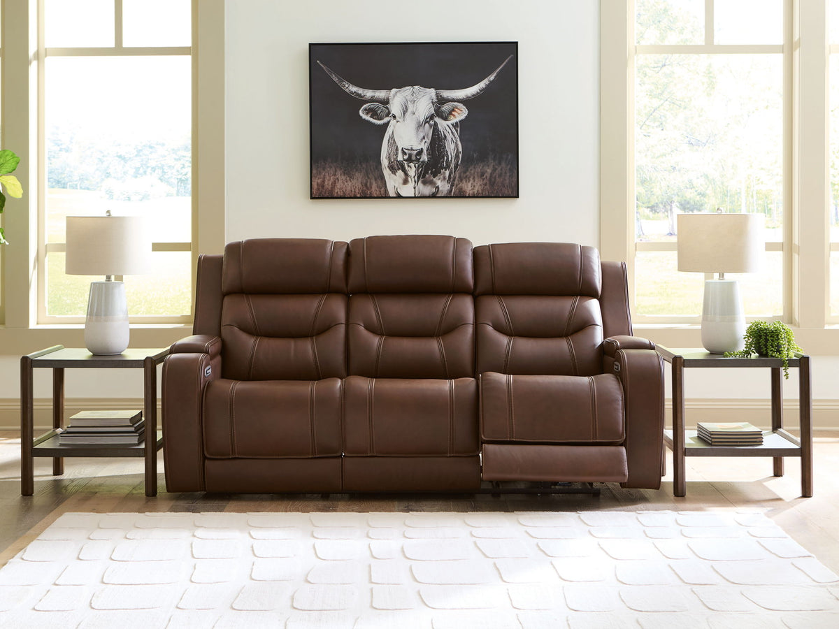 Knightington - Power Reclining Sofa With Audio Seating