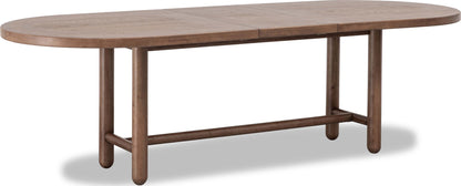 Astor - Oval Extendable Dining Table - Claystone
