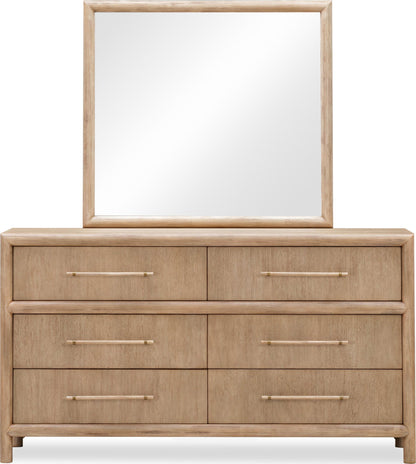 Dorsey - Solid Wood And Glass Mirror