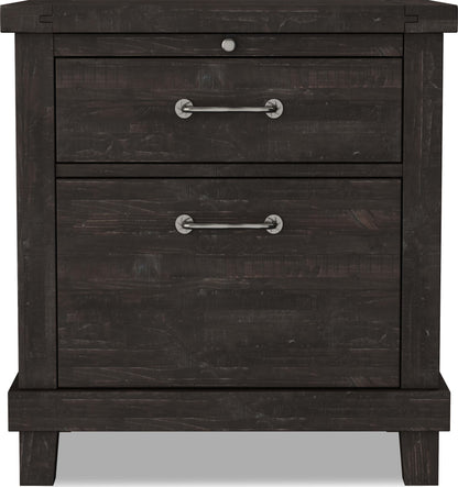 Yosemite - Solid Wood Nightstand - Cafe
