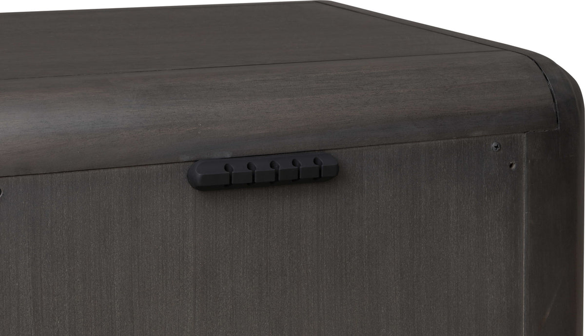 Xolani - One Drawer Acacia Wood Nightstand - Jaguar