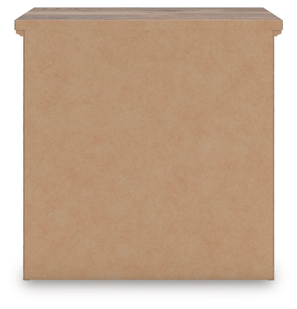 Rusticott - Two Drawer Night Stand - Brown
