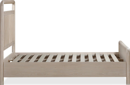 Camden - Shiplap Oak Wood Platform Bed