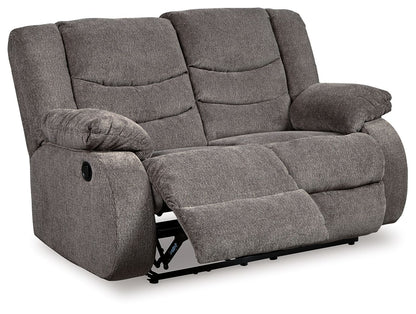 Tulen - Reclining Loveseat - Gray