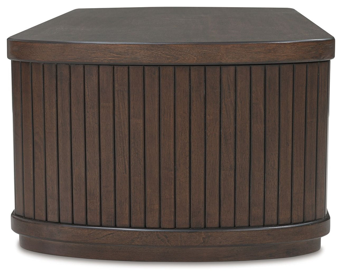Korestone - Lift Top Cocktail Table - Dark Brown