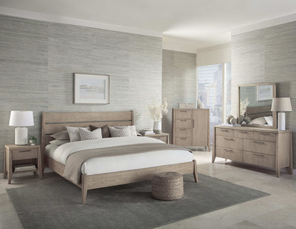 Sumire - Slatted Ash Wood Platform Bed