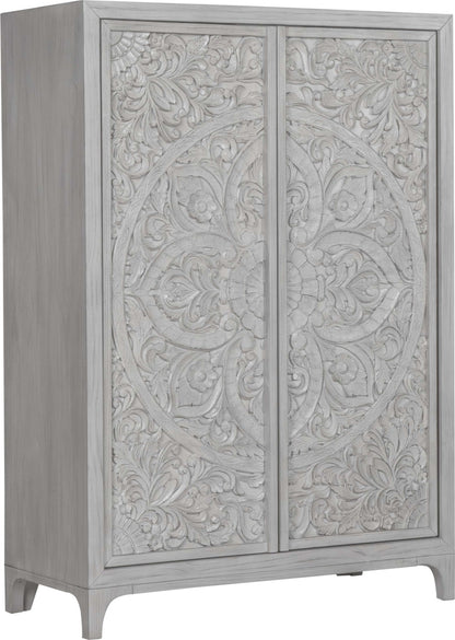 Boho Chic - Wardrobe Chest - Washed White (2024)